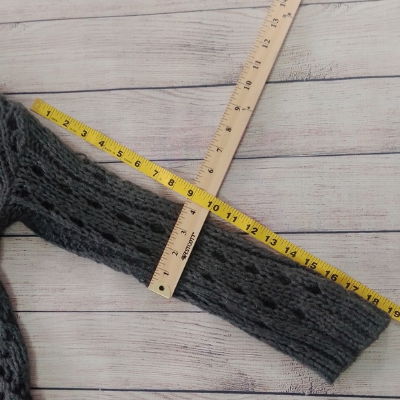 FP Oversized Cable Knit Mohair Chunky Sweater XS - Picture 14 of 16